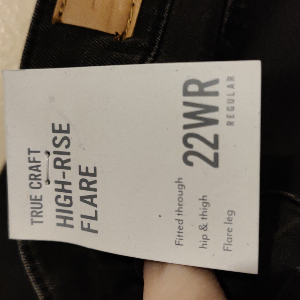 22W True Craft High Rise Flare Jeans